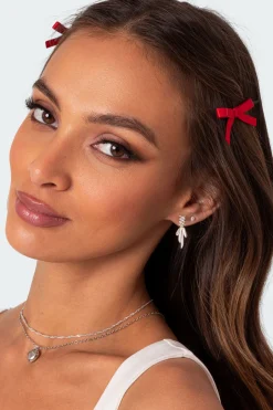 Abstract Dangly Earrings