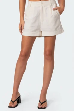 Adaline High Rise Cuffed Shorts