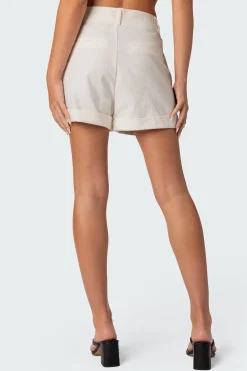 Adaline High Rise Cuffed Shorts