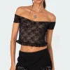 Addie Off Shoulder Lace Top
