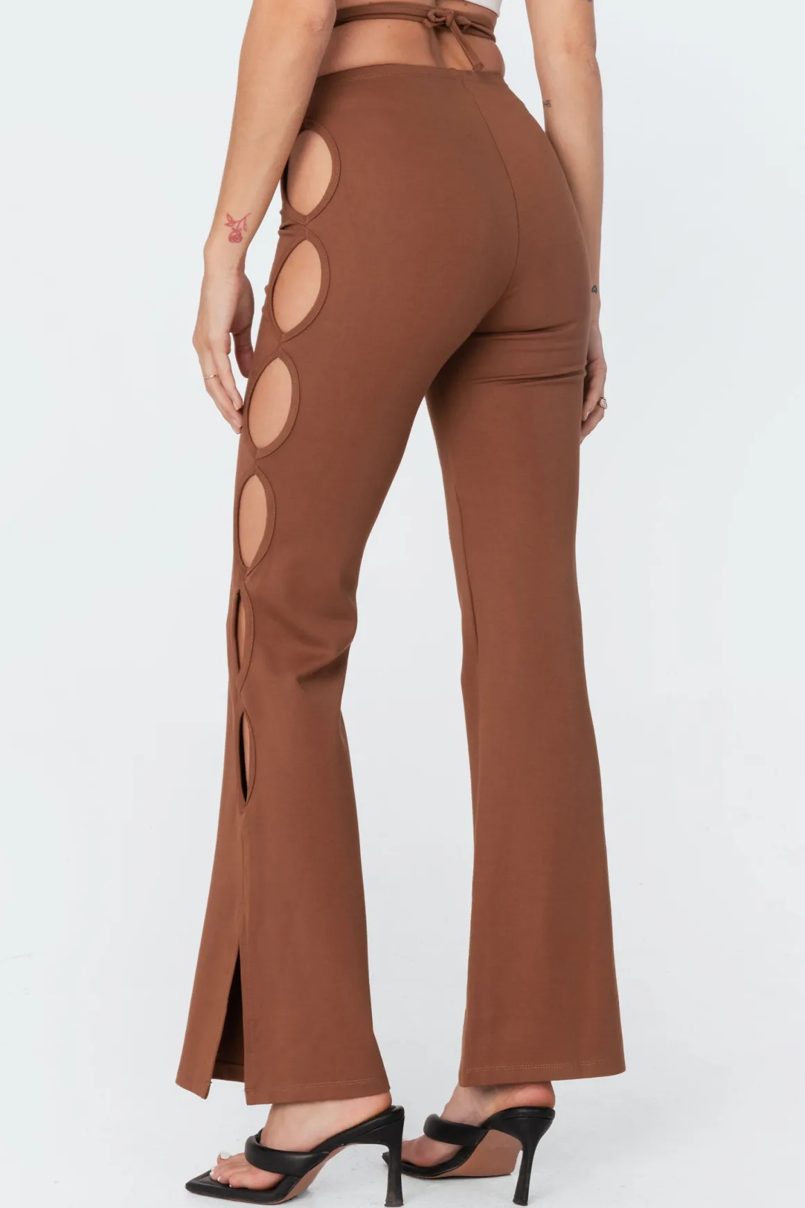 Adina Cut-Out Flared Pants