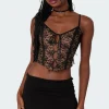 Adira Lace Keyhole Corset