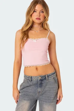 Alara Lace Trim Tank Top