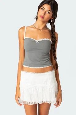 Alara Lace Trim Tank Top