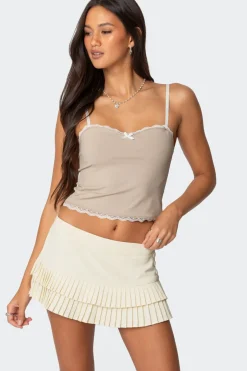 Alara Lace Trim Tank Top