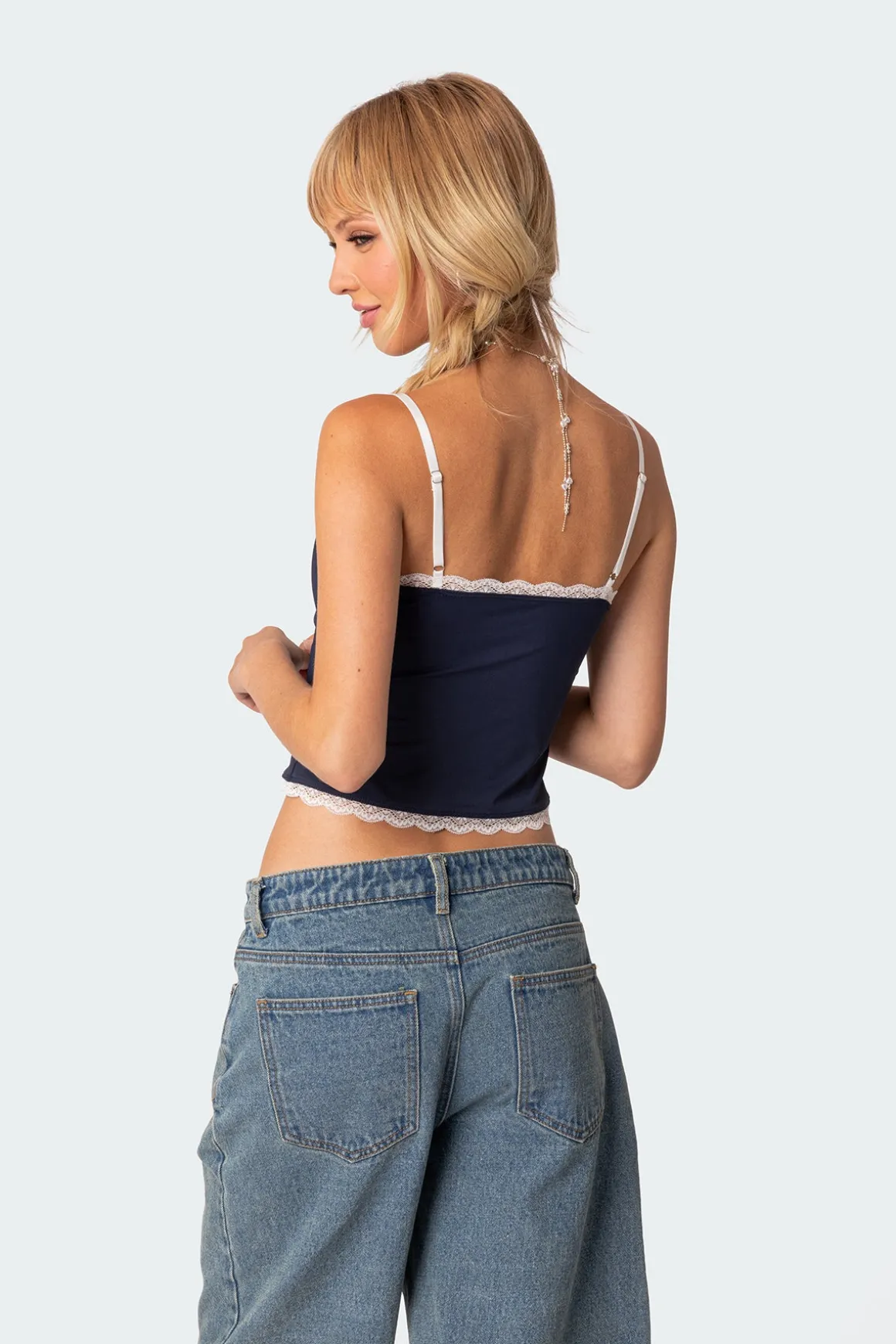 Alara Lace Trim Tank Top
