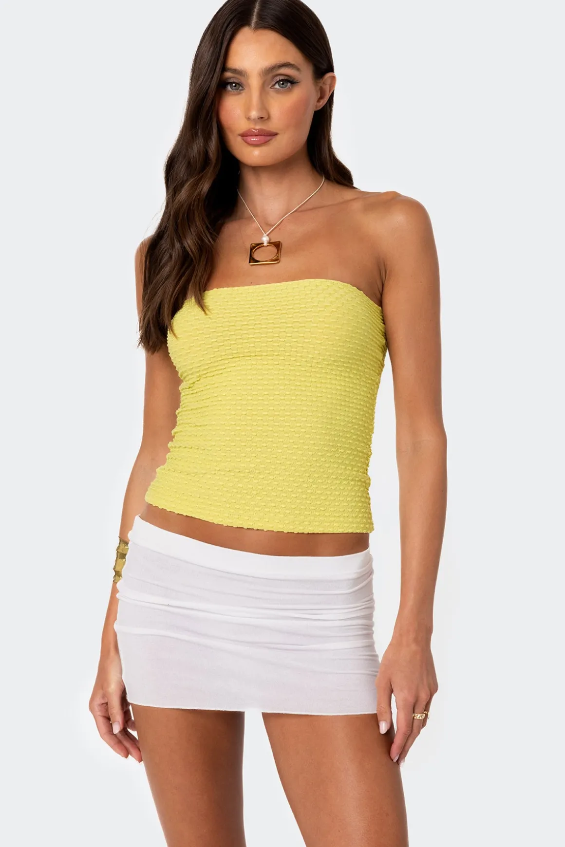 Albina Textured Tube Top