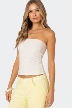 Albina Textured Tube Top