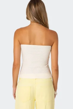 Albina Textured Tube Top