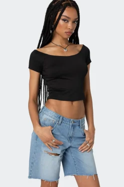 Alexandera Boat Neck T Shirt