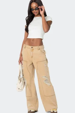 Alibi Distressed Carpenter Jeans