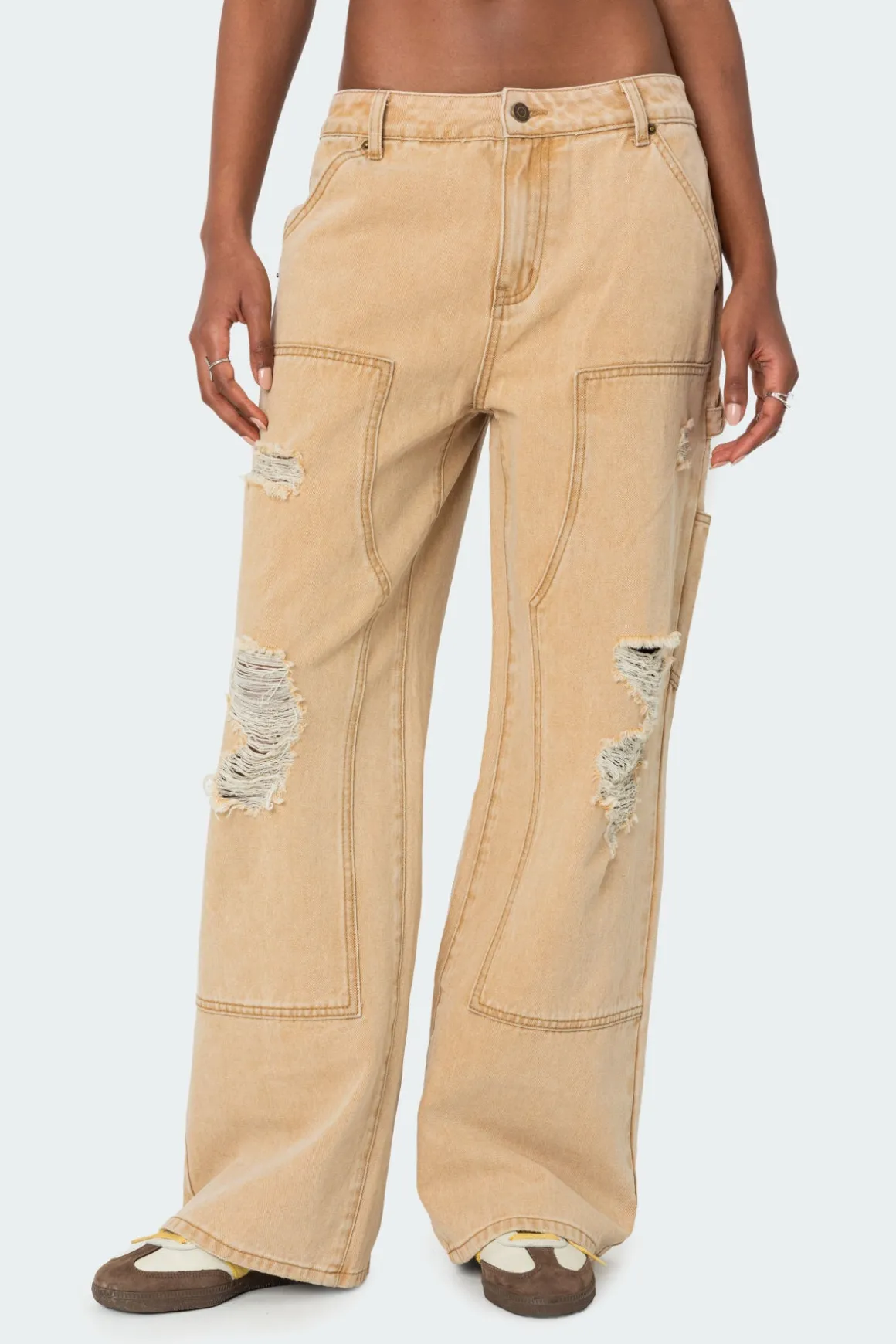 Alibi Distressed Carpenter Jeans