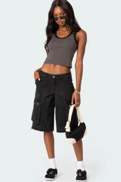 Alix Lacey Ribbed Tank Top