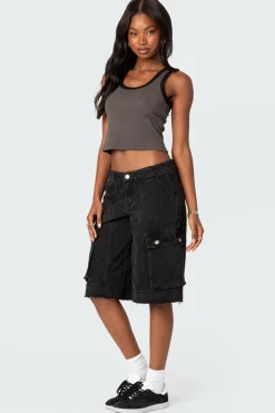 Alix Lacey Ribbed Tank Top