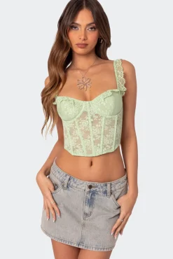 Amaya Sheer Lace Corset