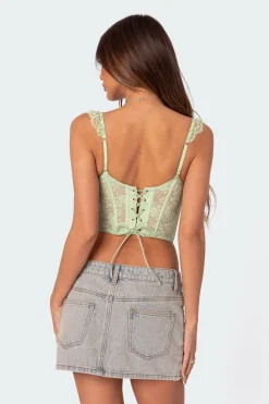 Amaya Sheer Lace Corset