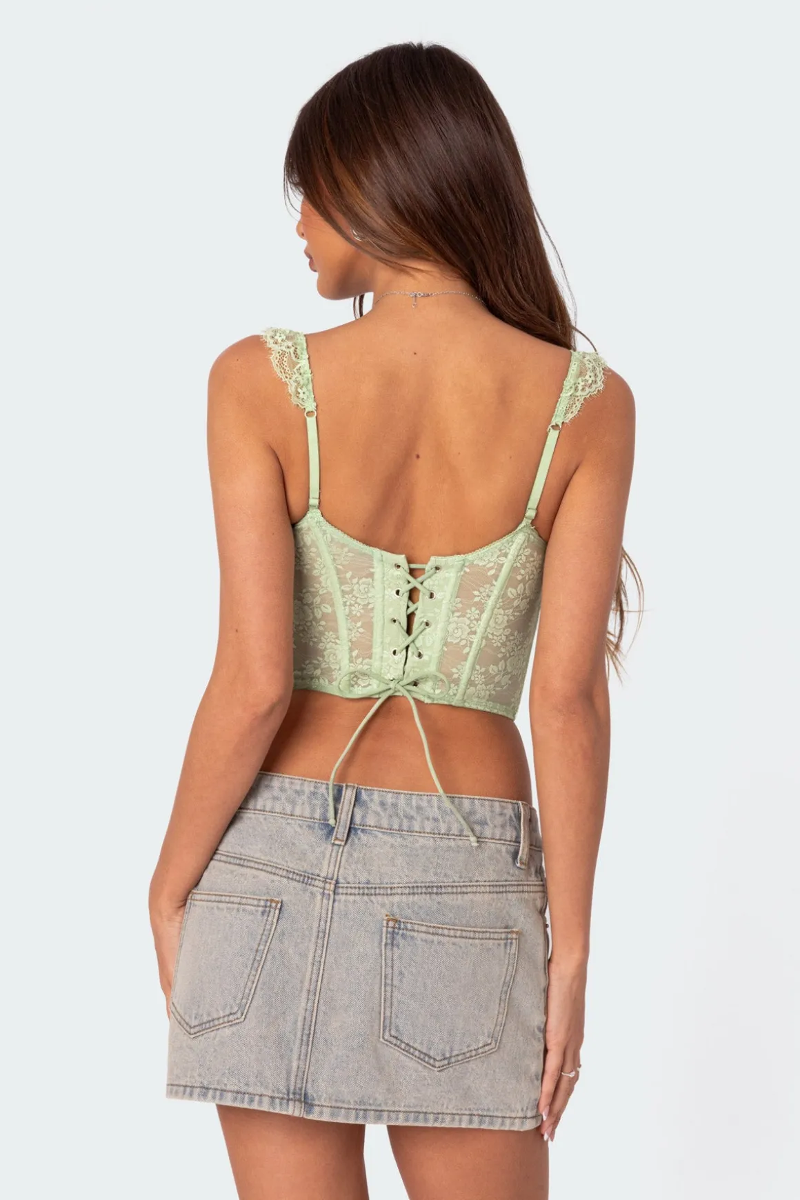 Amaya Sheer Lace Corset