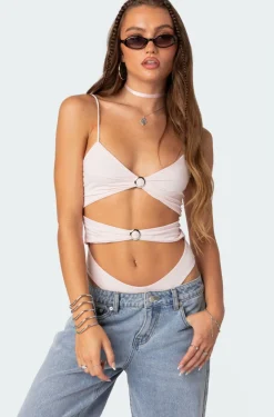 Amethyst Cut Out Bodysuit