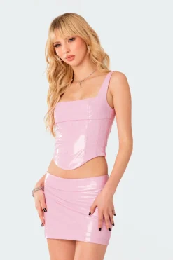 Amiyah Vinyl Corset