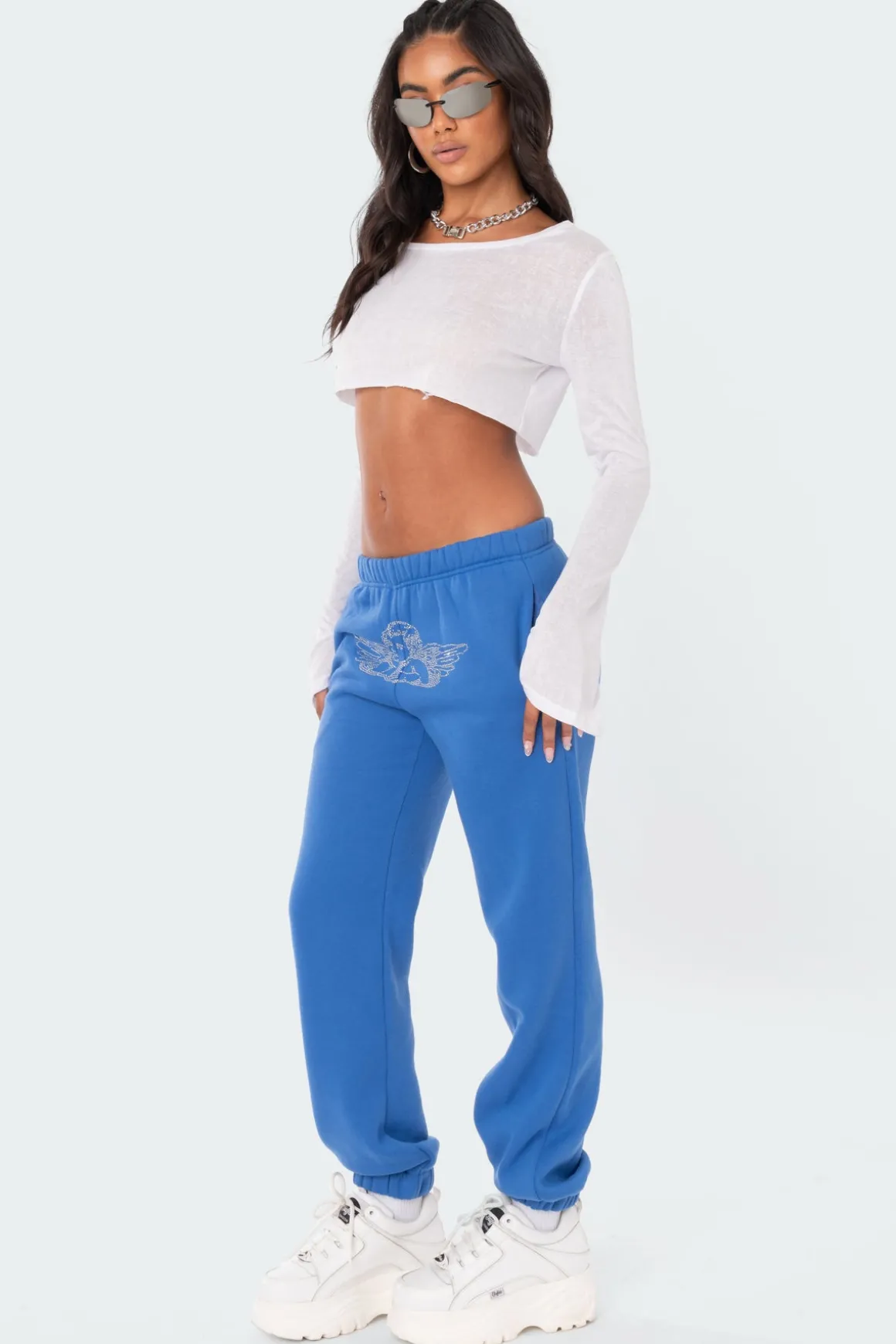 Angie Rhinestone Sweatpants