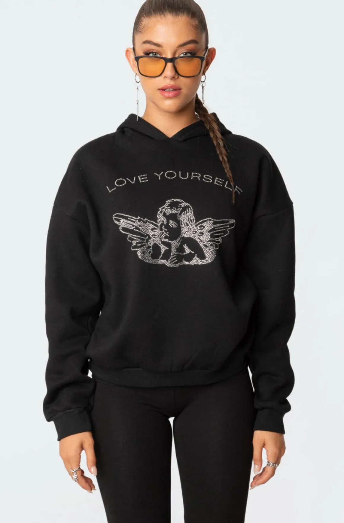 Angie Rhinstone Hoodie