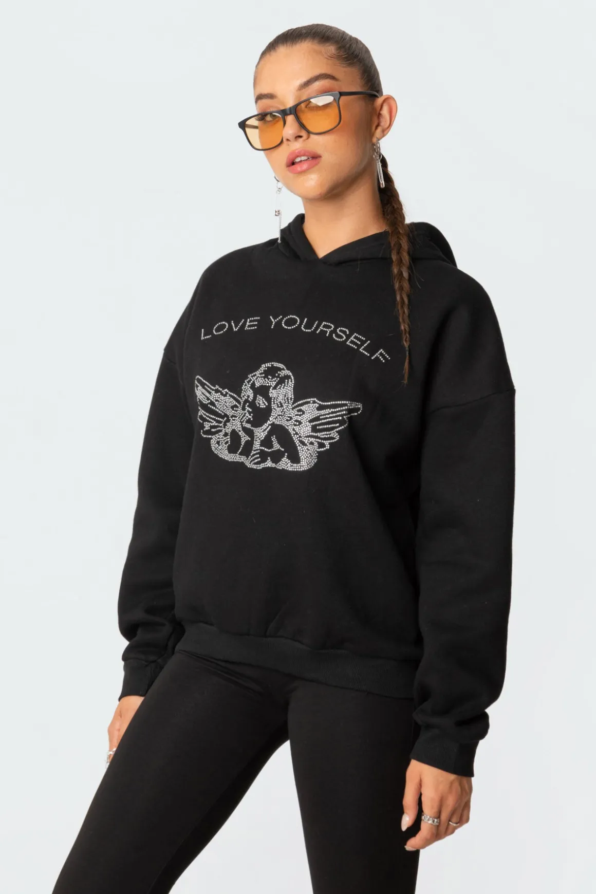 Angie Rhinstone Hoodie