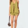 Arden Linen Look Shorts