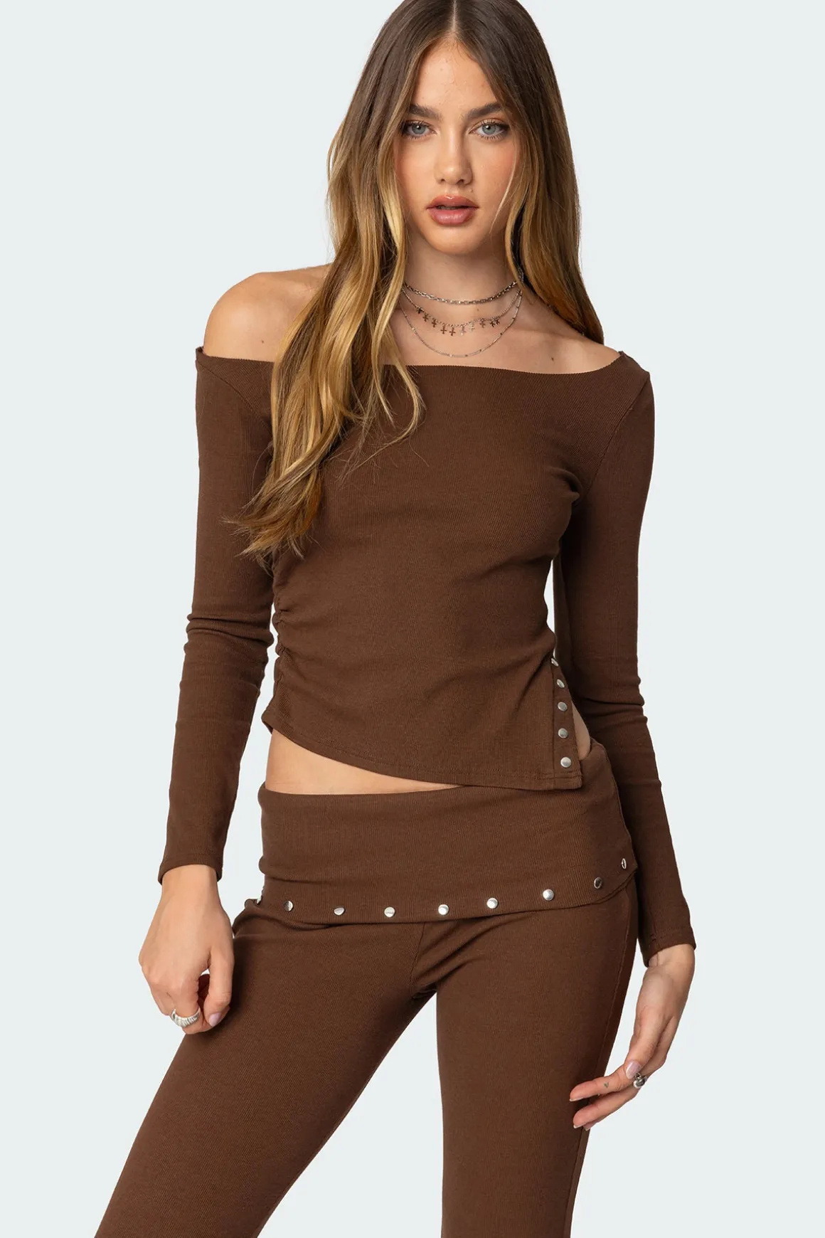Aries Studded Asymmetric Top