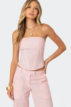 Arya Linen Look Corset