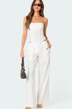 Arya Linen Look Corset