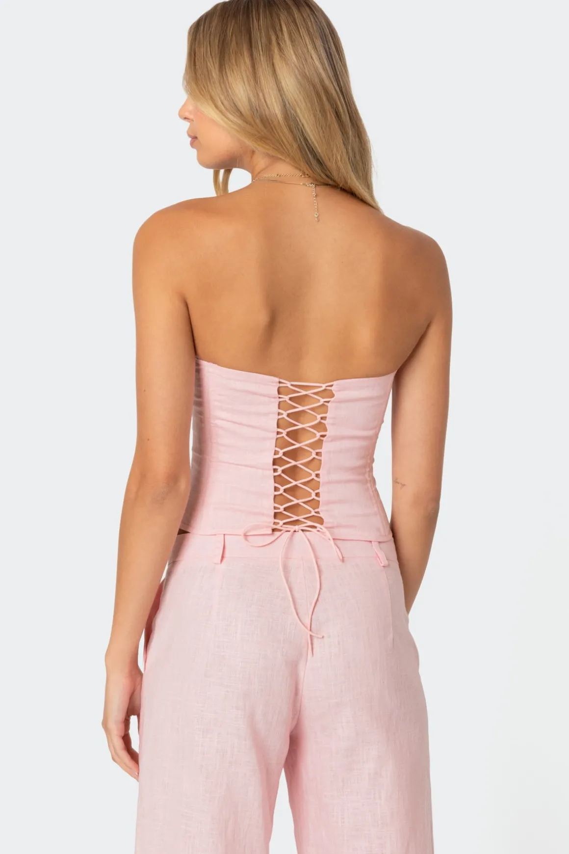 Arya Linen Look Corset