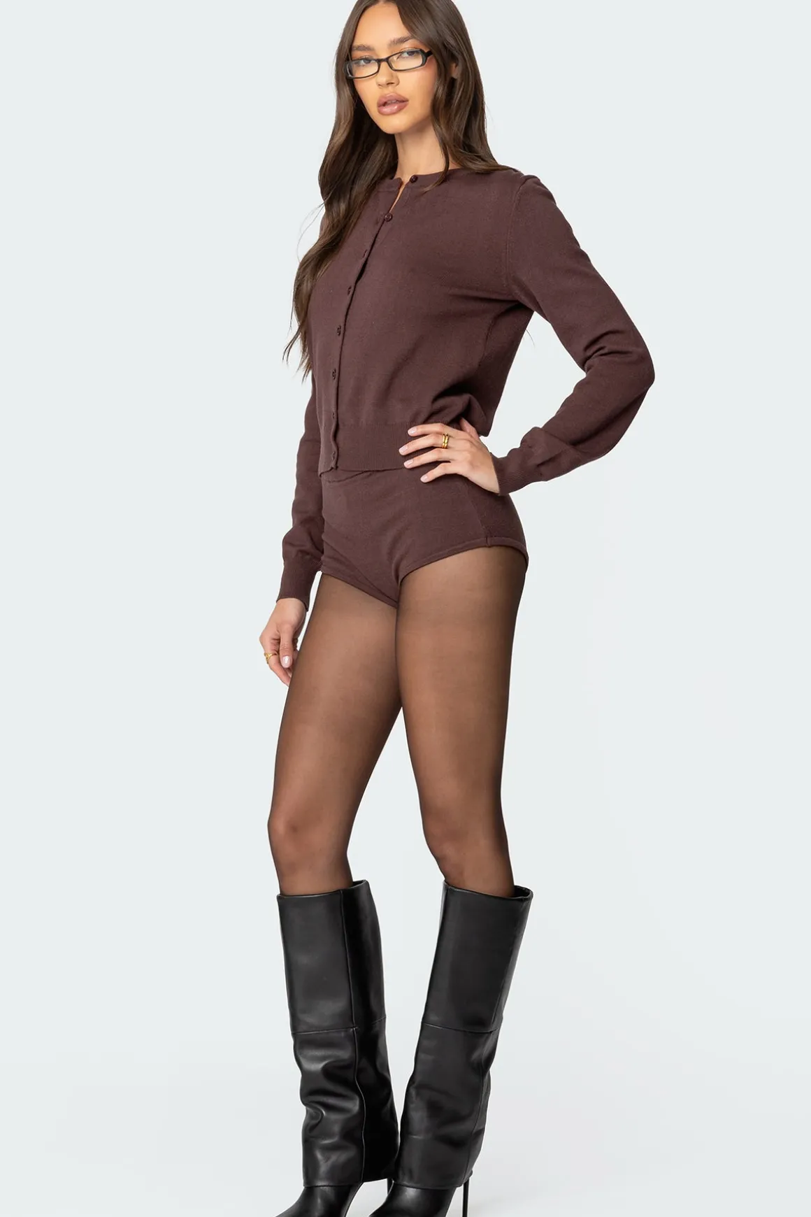 Ashlin Knit Micro Shorts