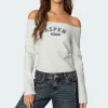 Aspen Ski Club Off Shoulder Top