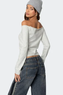 Aspen Ski Club Off Shoulder Top