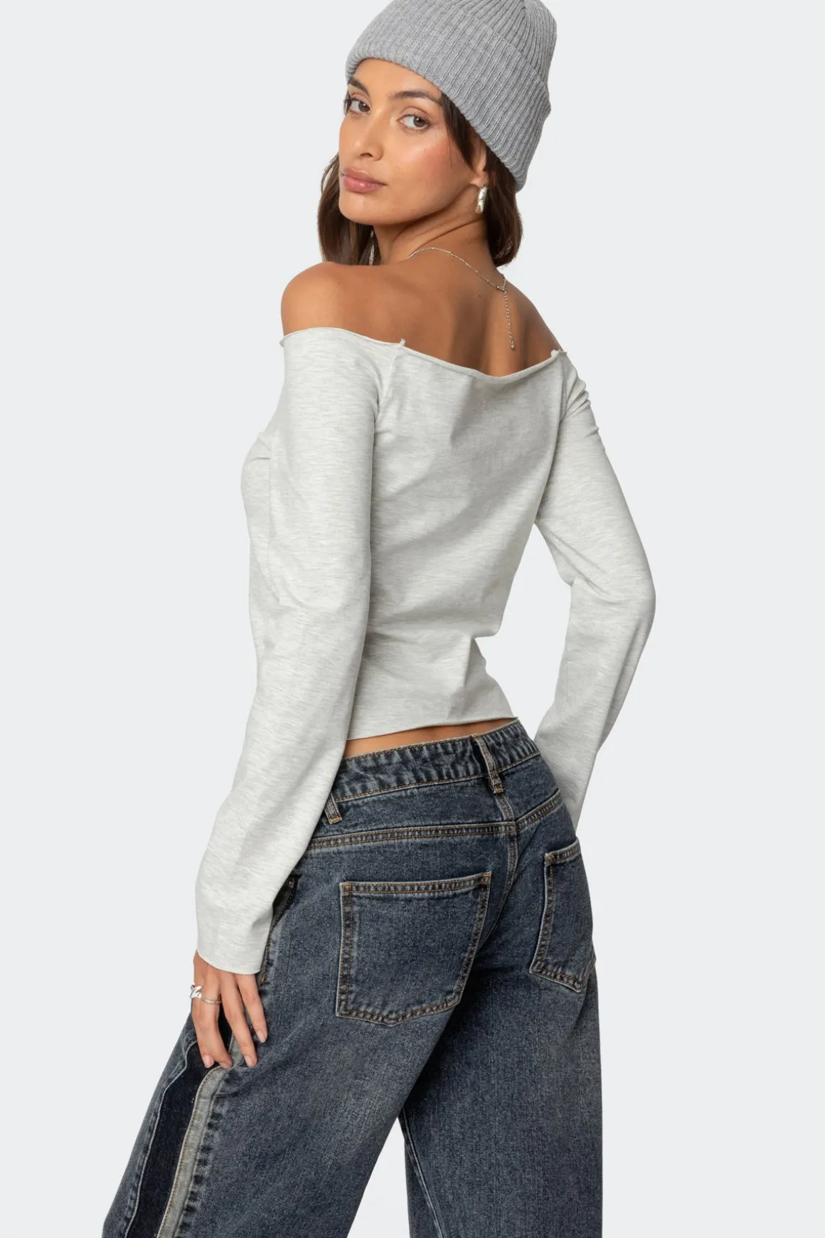 Aspen Ski Club Off Shoulder Top