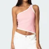 Asymmetric Contrast Top
