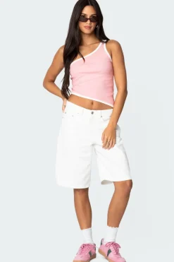 Asymmetric Contrast Top