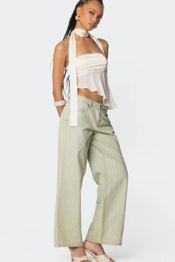 Asymmetric Two Piece Scarf Top
