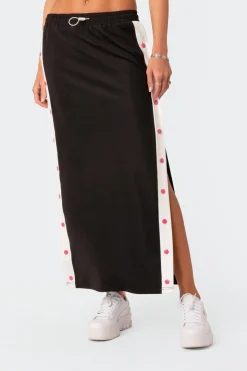 Athletic Low Rise Maxi Skirt