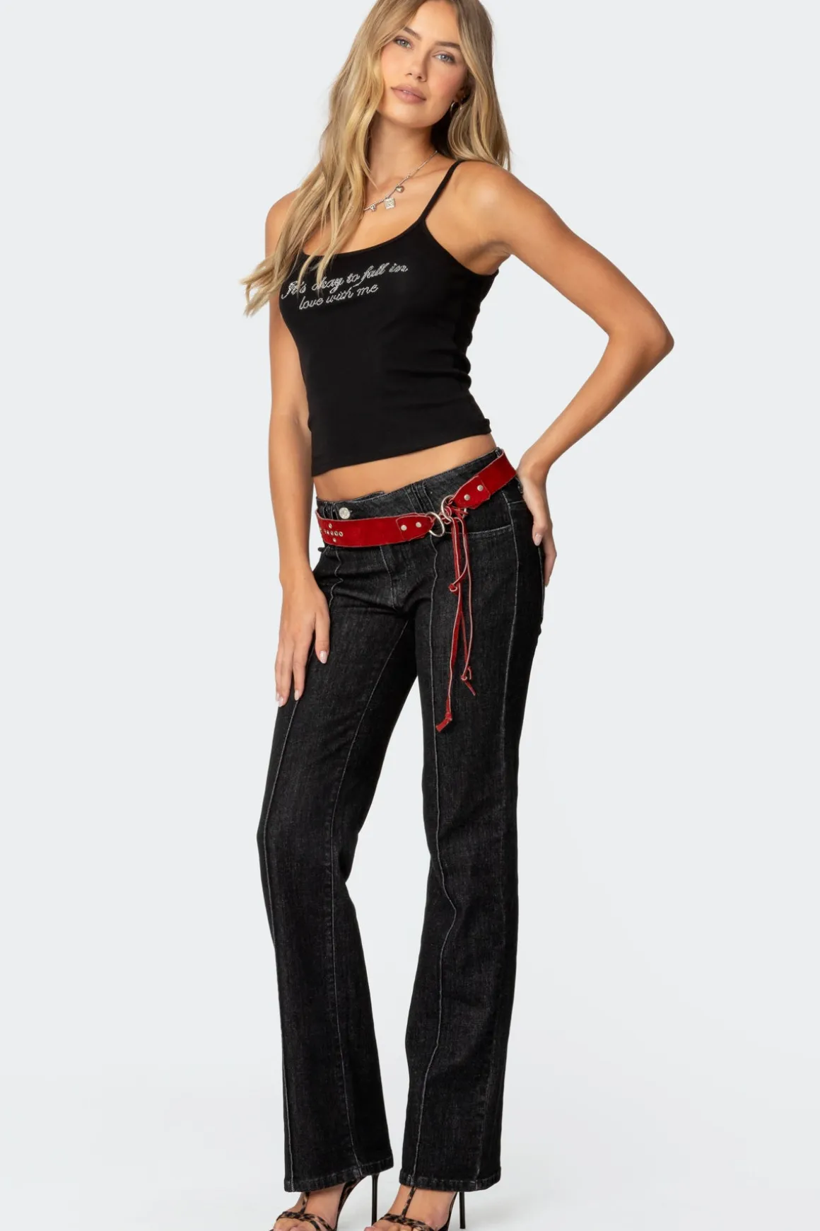 Avril Boot Cut Low Rise Jeans
