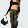 Aya Low-Rise Cargo Pants