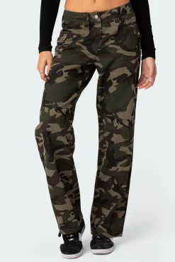 Aya Low-Rise Cargo Pants