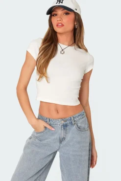 Better Basics Cropped T Shirt
