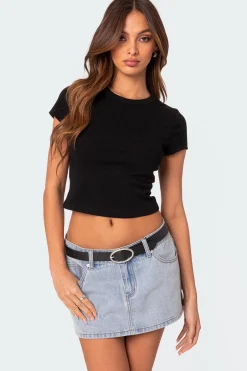 Better Basics Cropped T Shirt