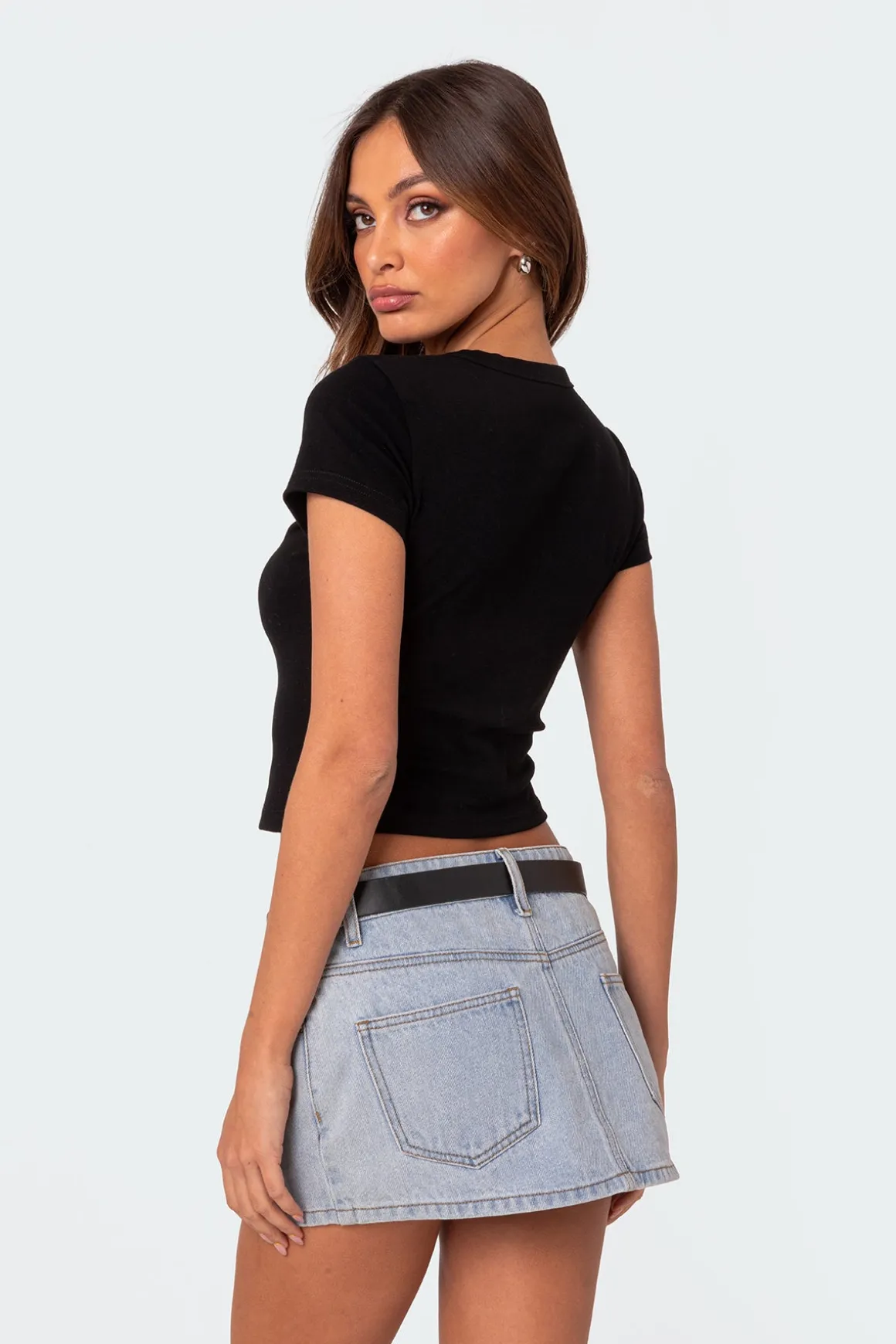 Better Basics Cropped T Shirt