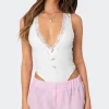 Bloom Lace Trim Ribbed Bodysuit