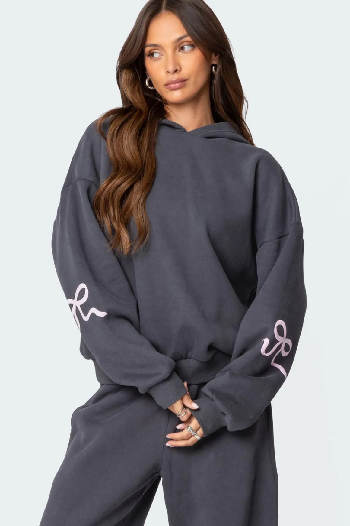 Bonney Bow Detail Hoodie