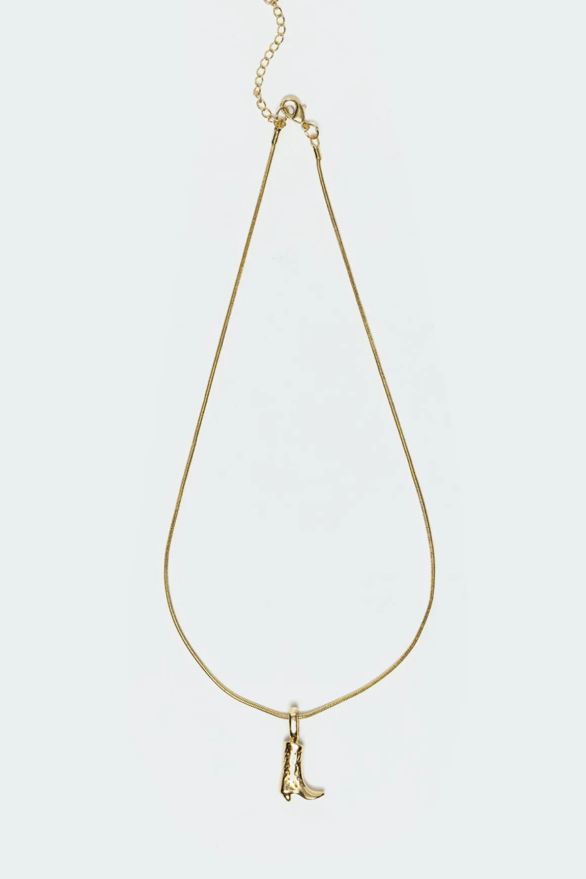 Boot Pendant Necklace