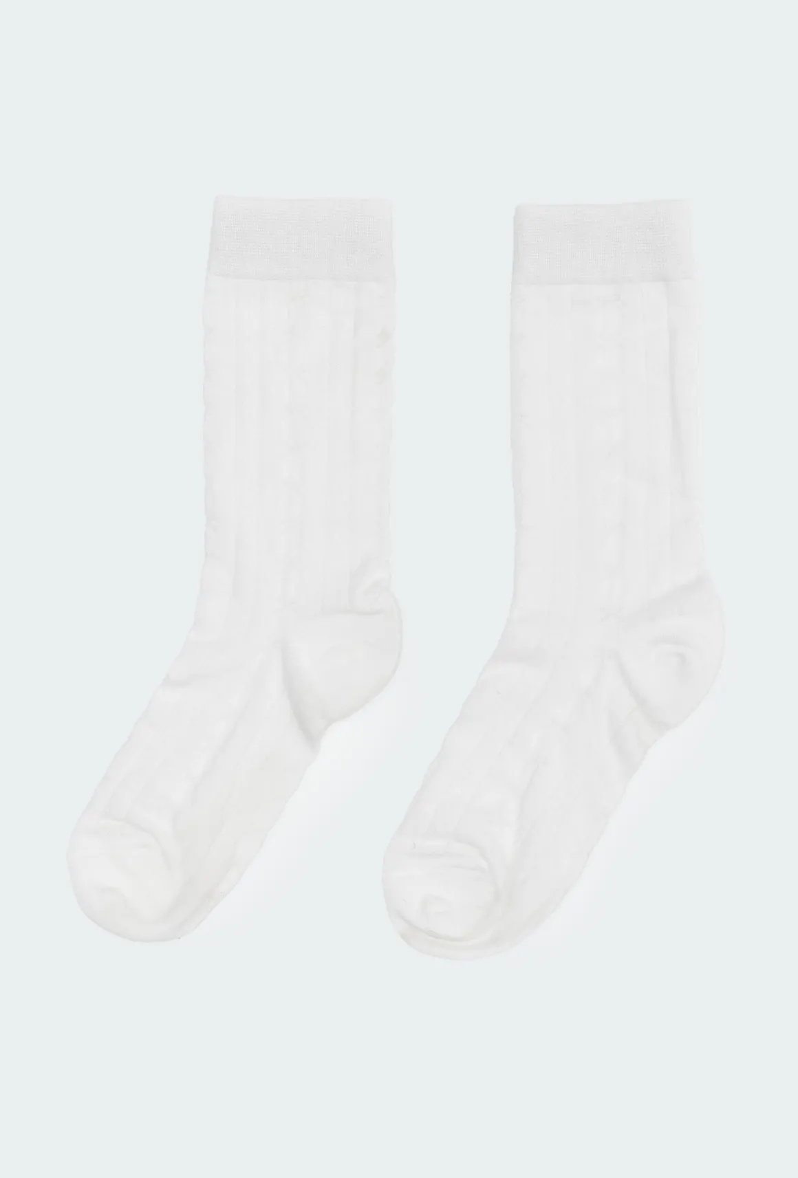 Bow Pointelle Socks