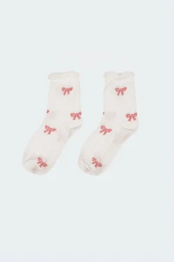 Bow Printed Socks